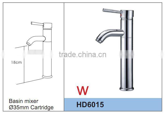HD6015 35mm Watermark Australian Standard WELS Round Basin Mixer Faucet Kitchen Sink Mixer Tap
