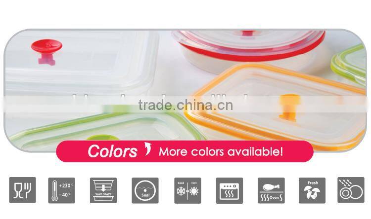 100% Silicone take away food containers