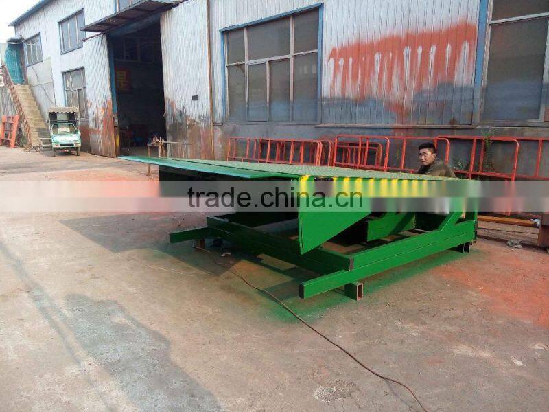 Heavy Duty Stationary Hydraulic Edge Dock Leveler Loading Ramp