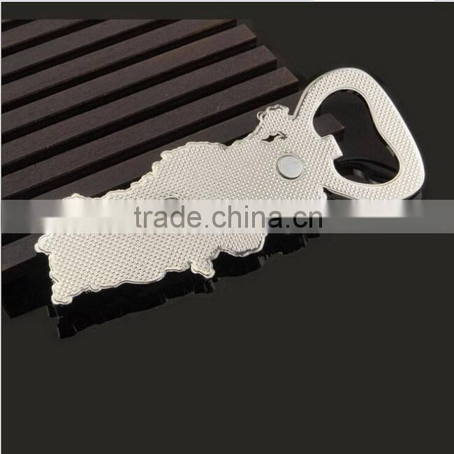 Zinc alloy Turkiye souvenirs fridge magnet metal bottle opener