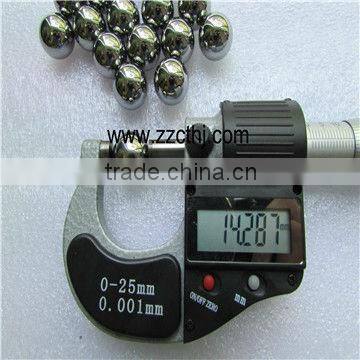 zhuzhou factory tungsten carbide balls 14.287mm for Precision bearing instrument pen sprayer pump machinery parts brake pump sea