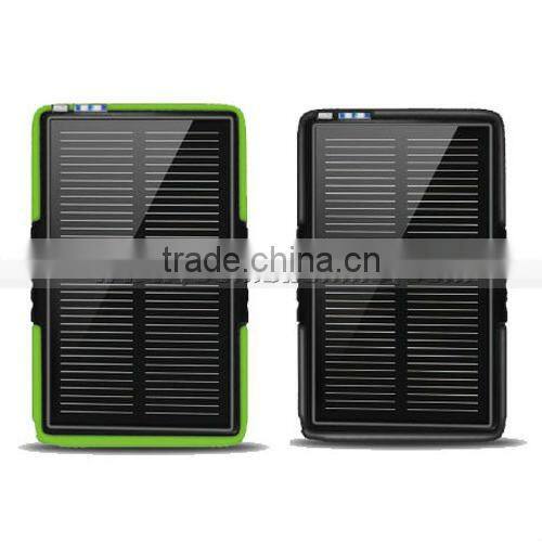 4000mah travel solar powerbank 2.1a