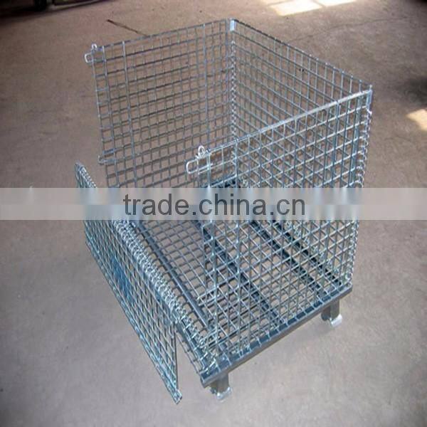 Customized design wire storage cage container in warehouse