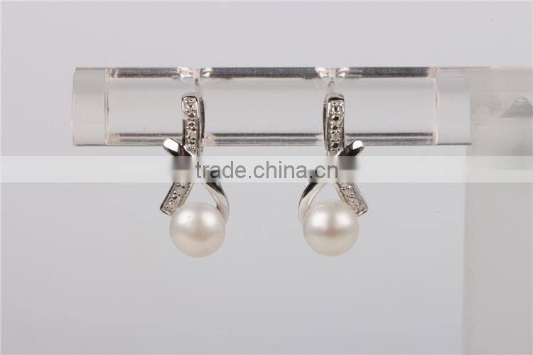 Lastest Design Earrings nature pearl earrings