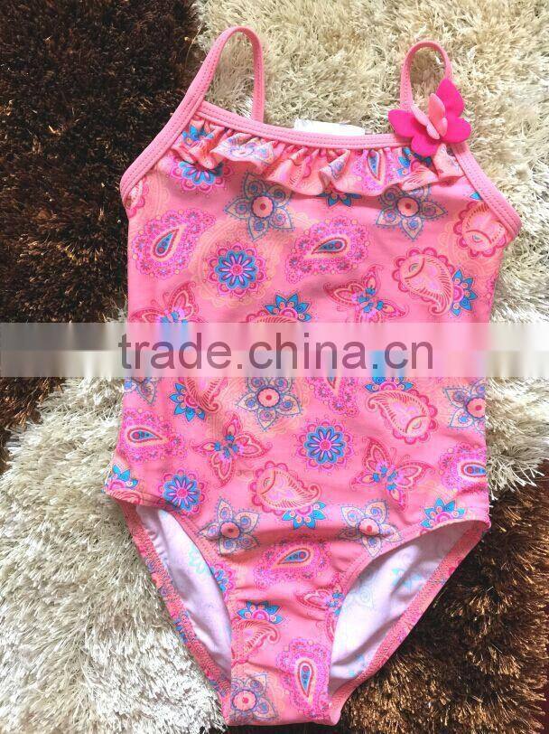 one piece colored children swimwear for promotional,kids swimsuit,baby swimsuit ,girls swimwear