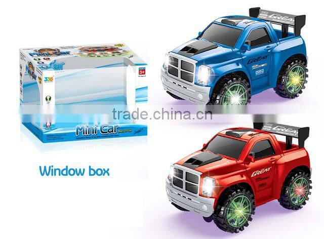 Cheap 3D car plastic electric toy car with light and music