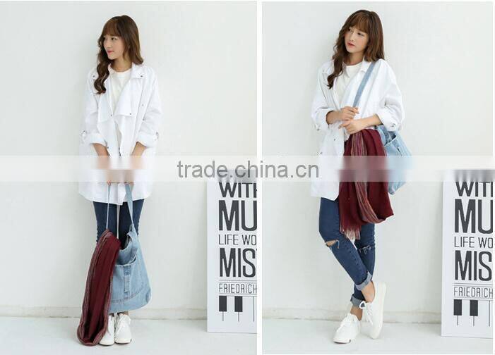 Wholesale Latest Colorful Striped Cotton Viscose Woman Shawl Scarf