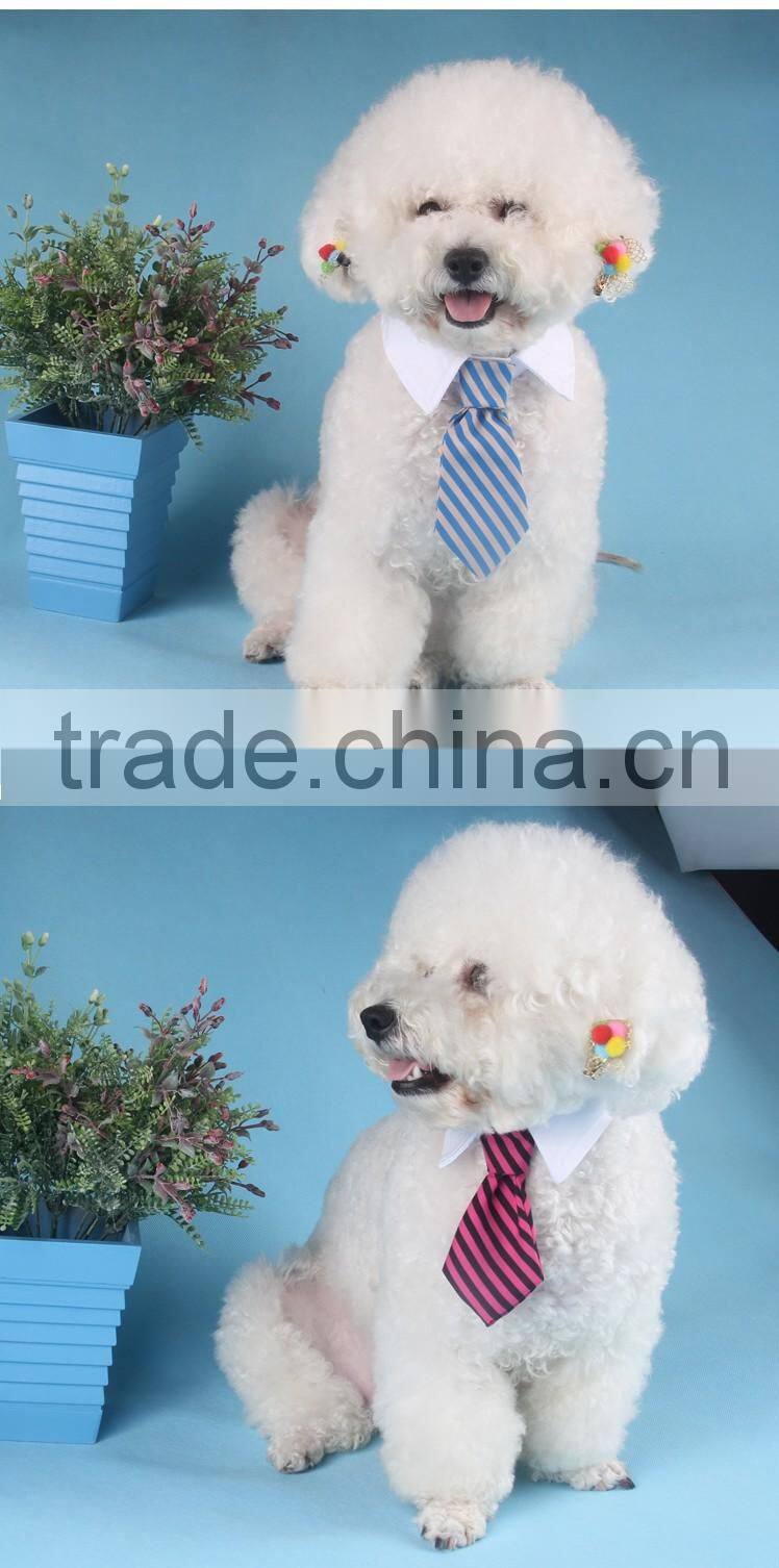 High Quality Striped Pet Tie Dog Cat Tie 5 Colors Pet Accesories