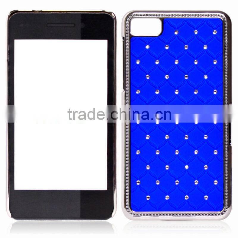 Luxury Glitter Sparkly Diamond Hard Case Cover for Blackberry Z10 /bumper frame for BB10