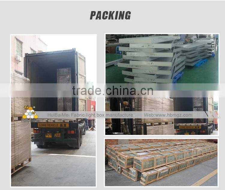 30mm Thickness Tension Fabric Display Super Slim Light Boxes