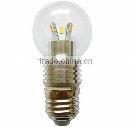 Promotional round shape bulb led light e17 e14 led candle lamp light