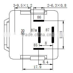 Automotive Relays power relay 4 pin 5 pin 12V 24V 80A WM641