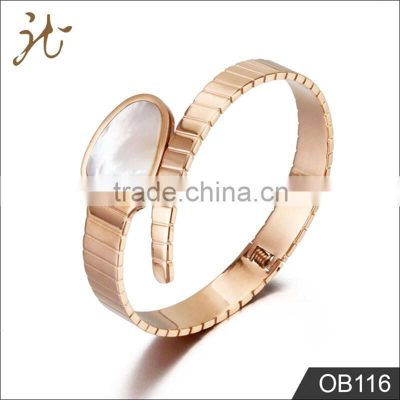Fashion high quality rose gold bracelet for girls