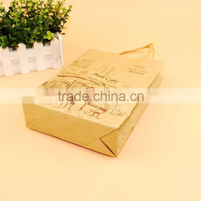 Custom Printed Recycled brown paper bag