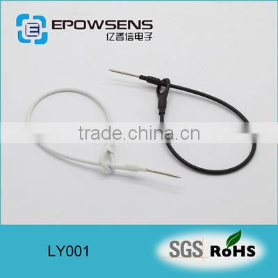 China EAS steel wire hook Anti-theft system wire / double loop or single loop lanyard Manufacture Supplier