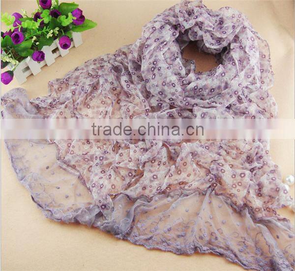 2015 hot sale big size square long neck scarf