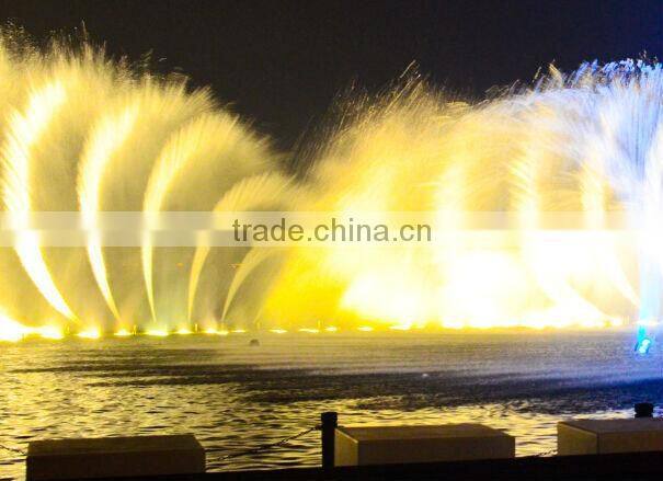 Stainless steel decoration water screen projector water screen and laser fountain