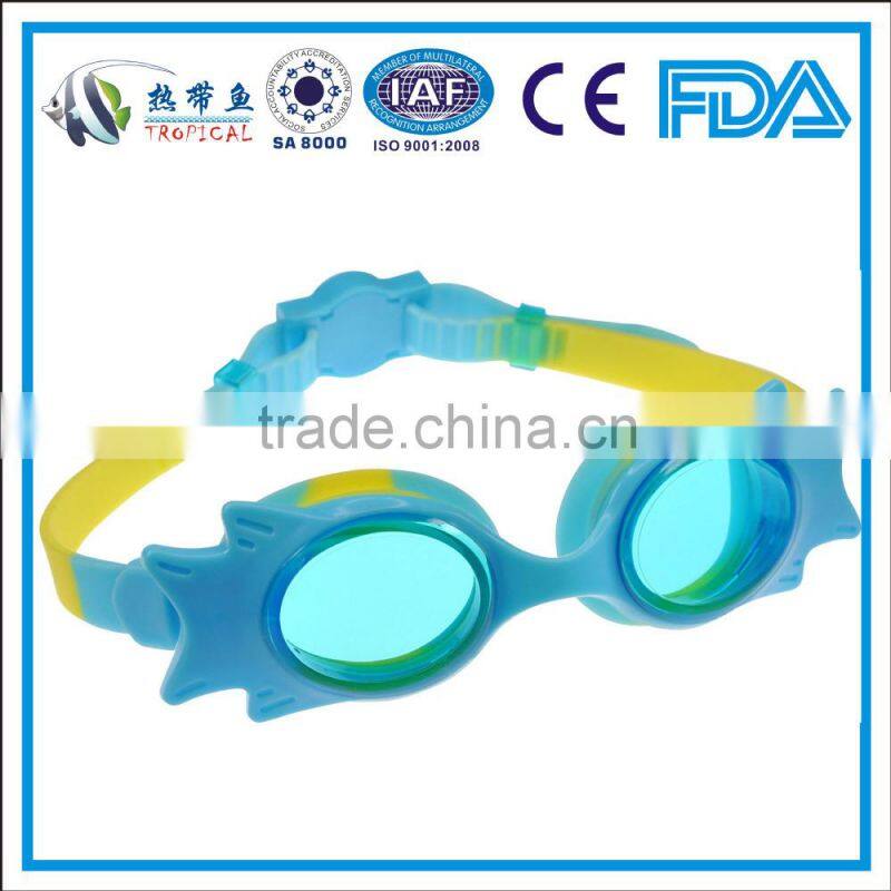 2015 novelty Cute kids cartoon swim goggles