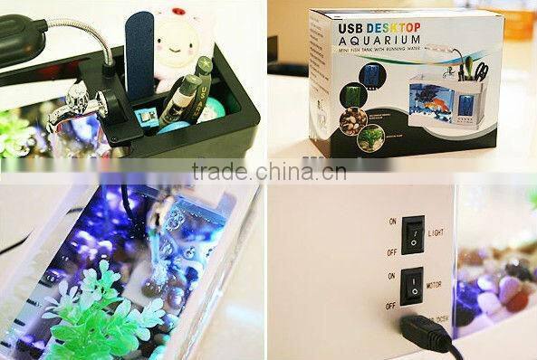 For wholesale mini coffee table fish tank
