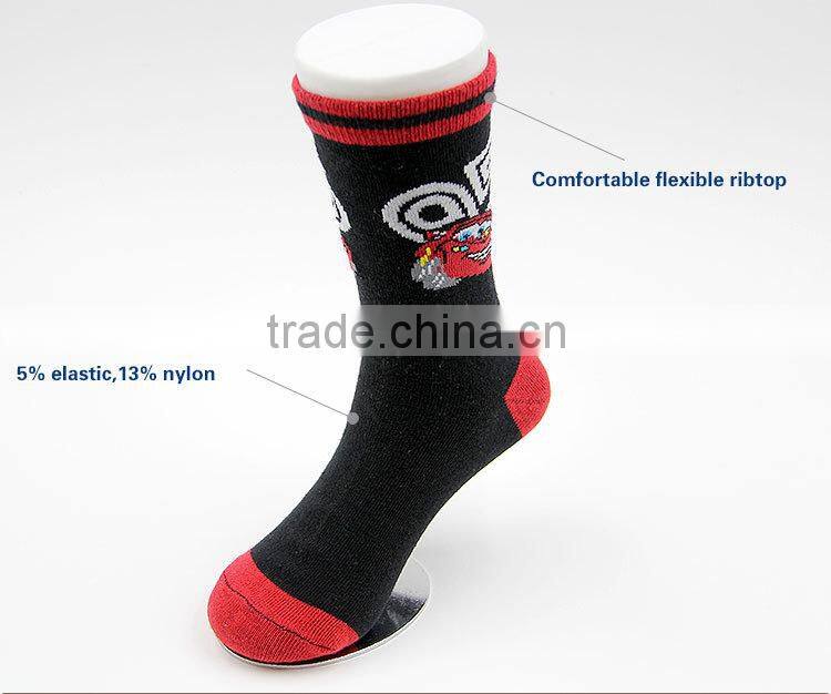 comfortable children socks wholesale custom socks black cartoon socks