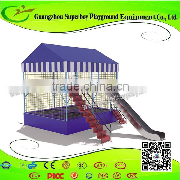 2016 new design of cheap trampoline park commercial trampoline mini trampoline