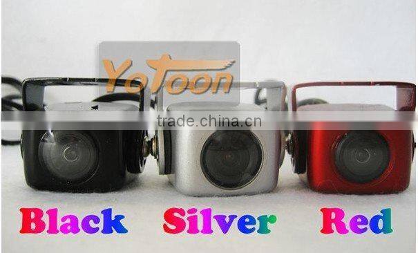 Backup car camera with guard line function and CCD effect