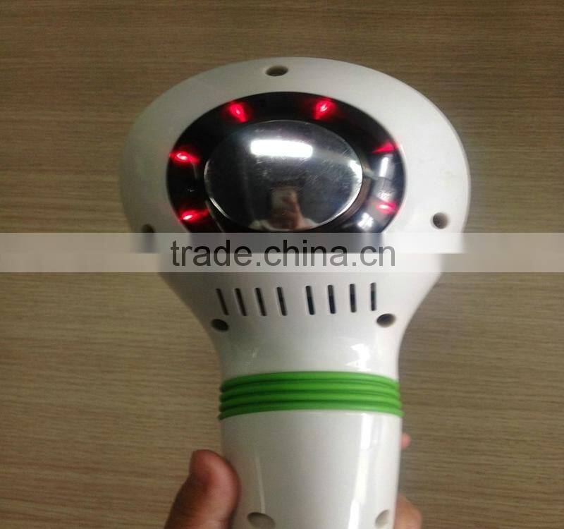 rechargeable handheld massager vibration cold hot color light massager