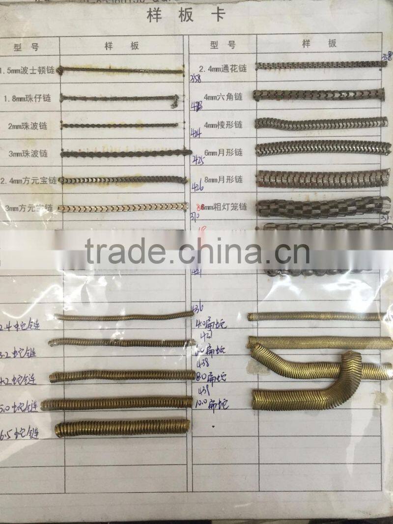 Fashion high quality express 1.5mm-10.0mm width stainless steel snake chain