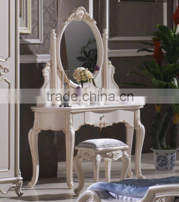 new product bedroom set/ home furniture/ king size bed/ carved wood and MDF bedroom set L105A