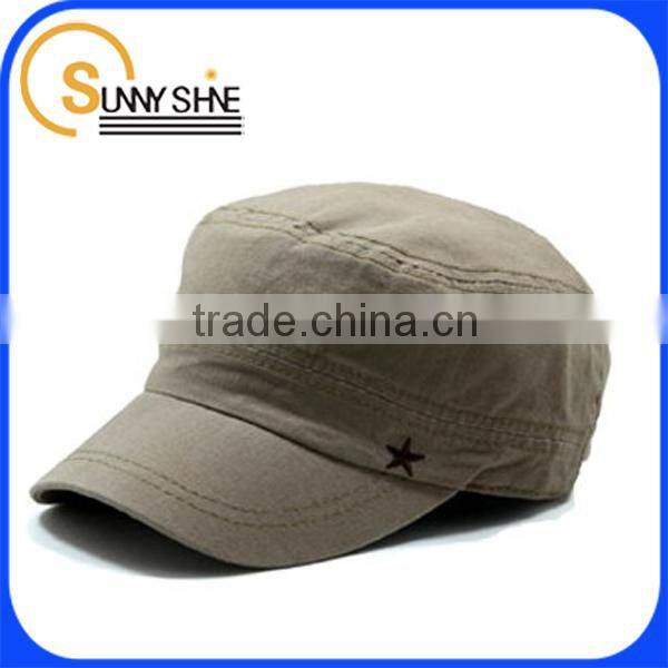 Cheap wholesale custom plain blank military cap