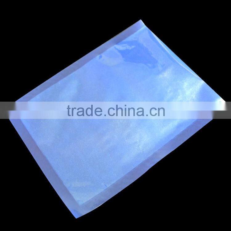 antistatic pet cpp laminated transparent 3 side seal vacuum bag