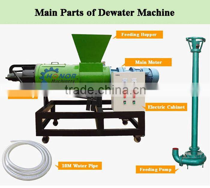 electrical commercial chicken manure separator machine with good price
