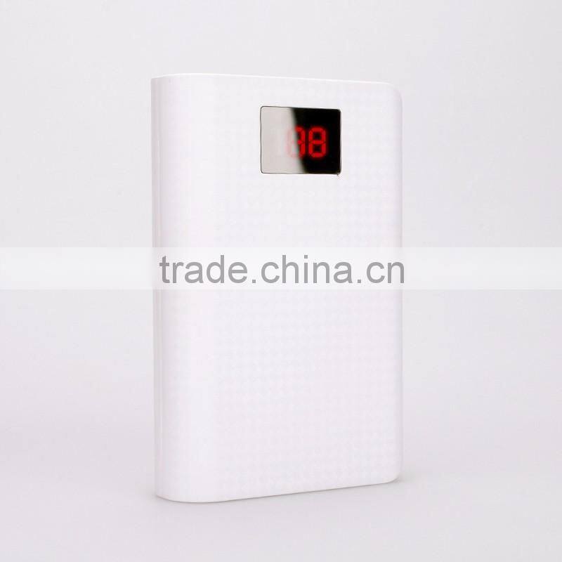 Promotional 6600mAh dual usb ports portable power bank for cellphones