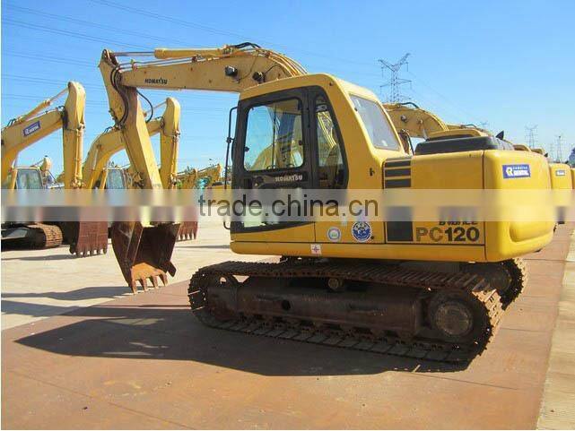 used japan made komatsu PC120-6 hydraulic cheap excavator