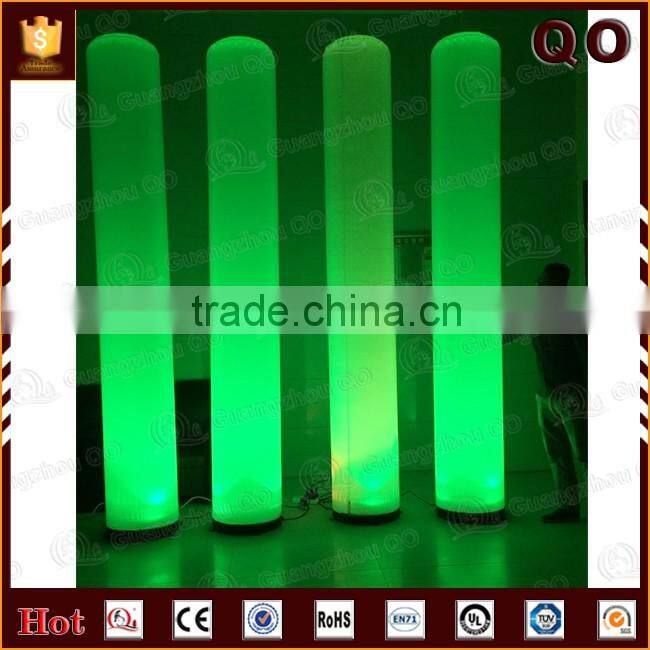 hot high quality pillars columns inflatable lighting inflatable pillar for wedding