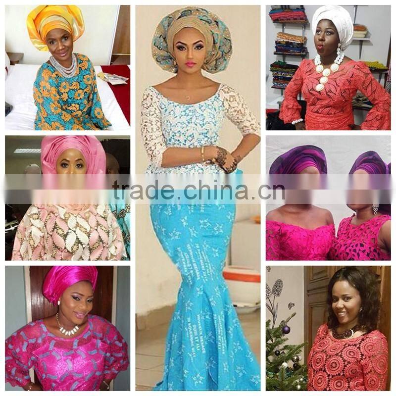 African wholesale hot sell african french lace ladies suits lace design african dress lace and net sarees