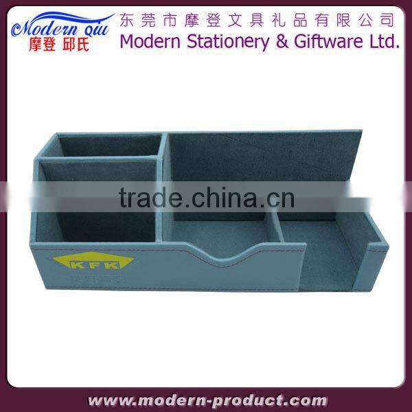 Leather Universal TV Remote Control Organizer Holder