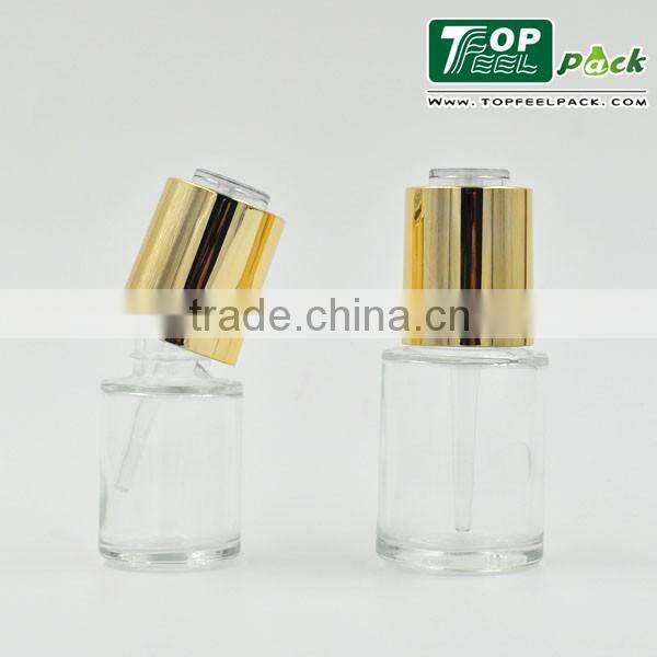 Cosmetic dropper bottle 18ml 30ml oil glass containers