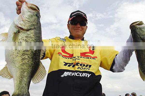 Custom mesh fabric bass fishing apparels