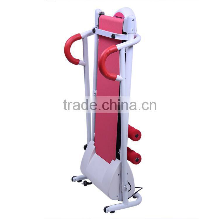 2015 new design fitness equipment motorized and music running machine folding treadmill