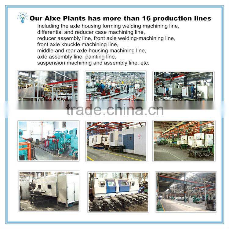 40 ton Wide body off road mning dump truck steer axles assembly