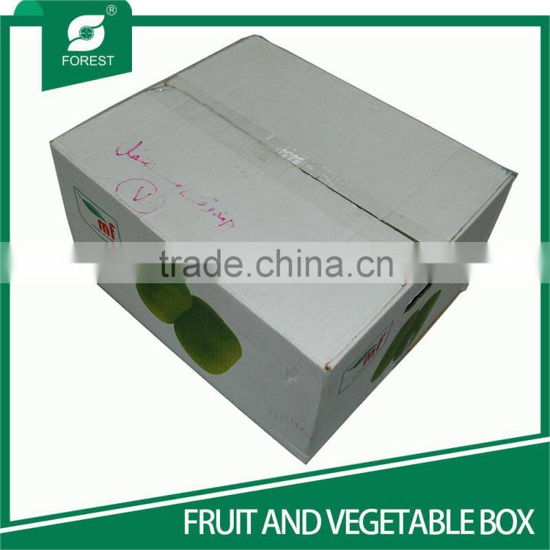 CUSTOM PRINTED CORRUGATED CENTER SPECIAL OVERLAP SLOTTED CONTAINERS FOR VEGETABLE AND FRUITS PACKAGING