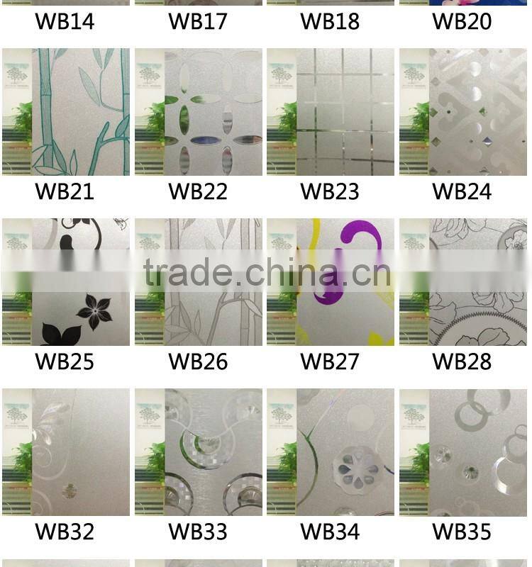 WB50 Wholesale Office PVC Window Static Glass Film Decoration Stickers