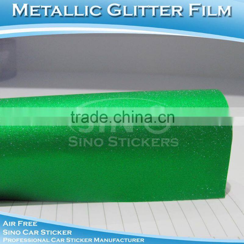 SINO 5FTx65FT Air FREE Top Quality Metallic Brush Blue Auto Vinyl Sticker