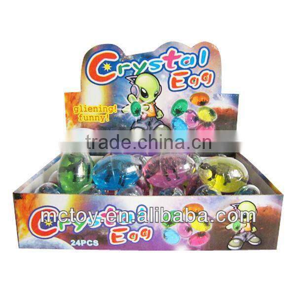 Factory supplier wholesale popular Crystal Egg crystal gift crystal ball dinosaur egg crystal slime toys