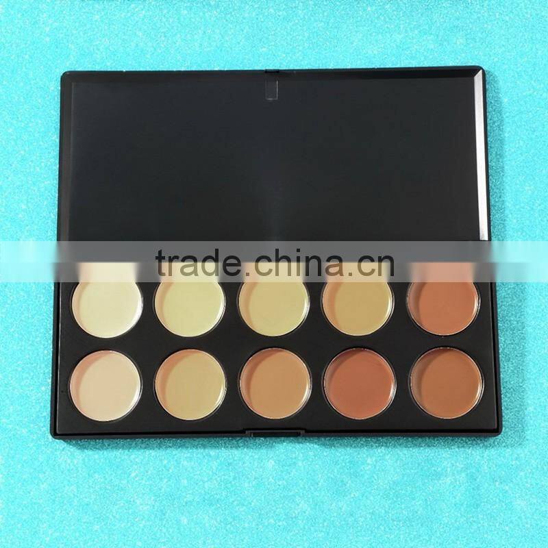 New Professional 10 Color makeup Concealer Palette Camouflage Matte Facial primer Makeup Cosmetic Foundation Base Make-up