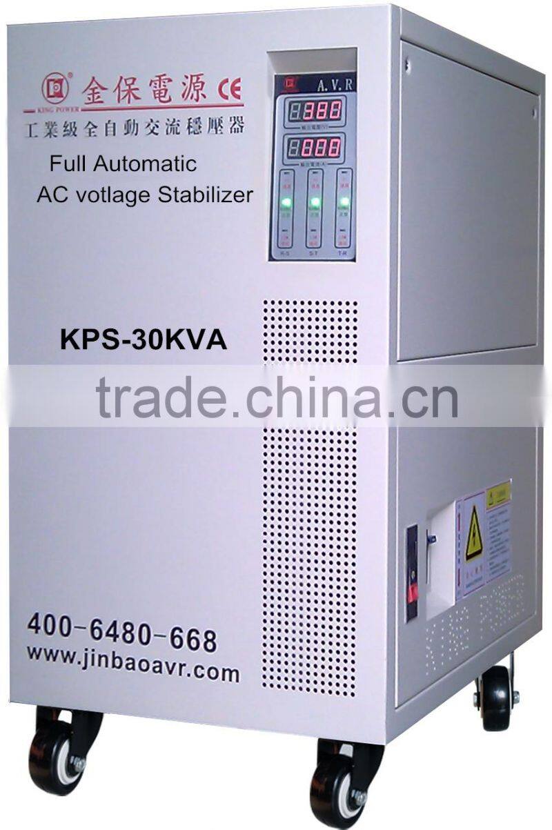Three Phase Full Automatic AC Voltage Stabilizer