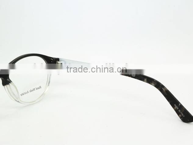 2015 new design double color mens acetate optical spectacles frame eyeglasses