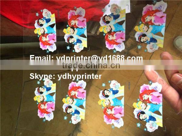 Digital inkjet pvc sticker printing machine, roll wall decal paper printing machine price