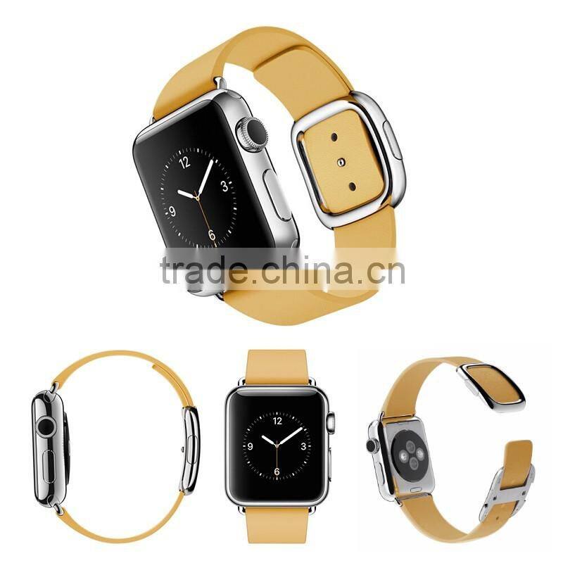 Modern leather Wrist Bracelet Band Strap For Apple Watch 38mm/42mm